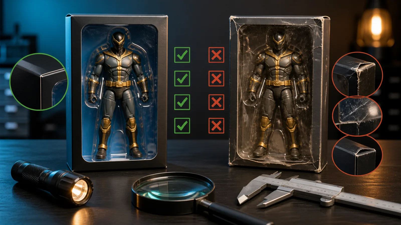 Como identificar action figures falsas antes de comprar