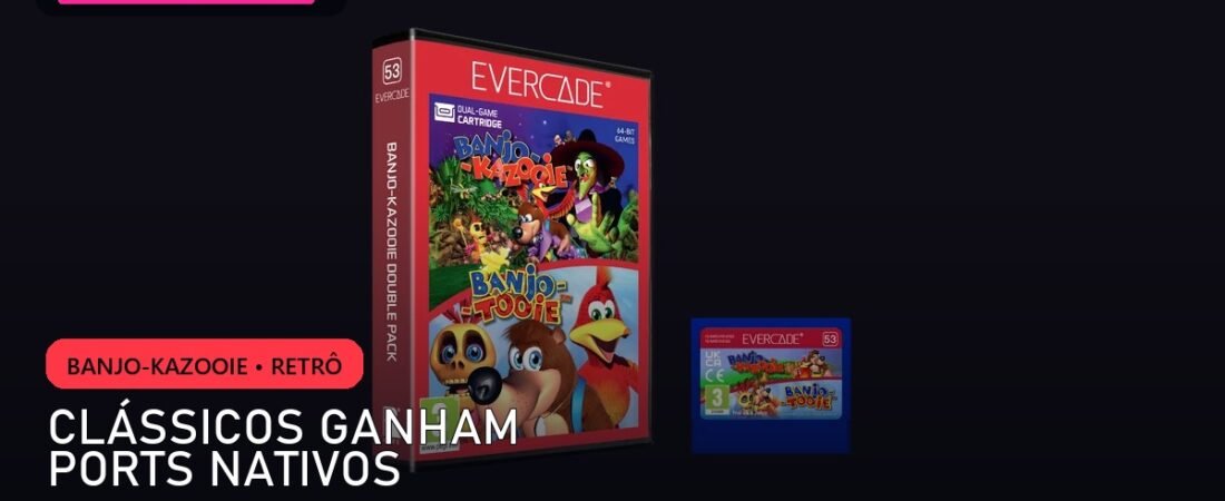 Banjo-Kazooie e Banjo-Tooie ganham ports nativos no Evercade