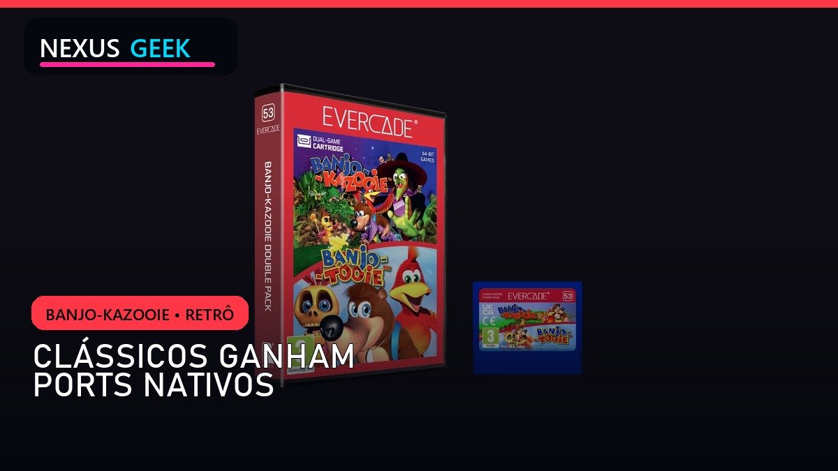 Banjo-Kazooie e Banjo-Tooie ganham ports nativos no Evercade