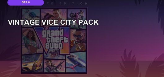 GTA 6: o que vem no Vintage Vice City Pack de pré-venda
