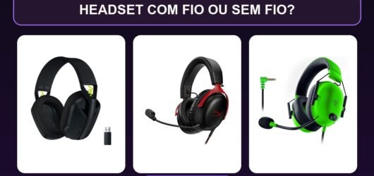Headset com fio ou sem fio: 5 opções para PC e console em 2026