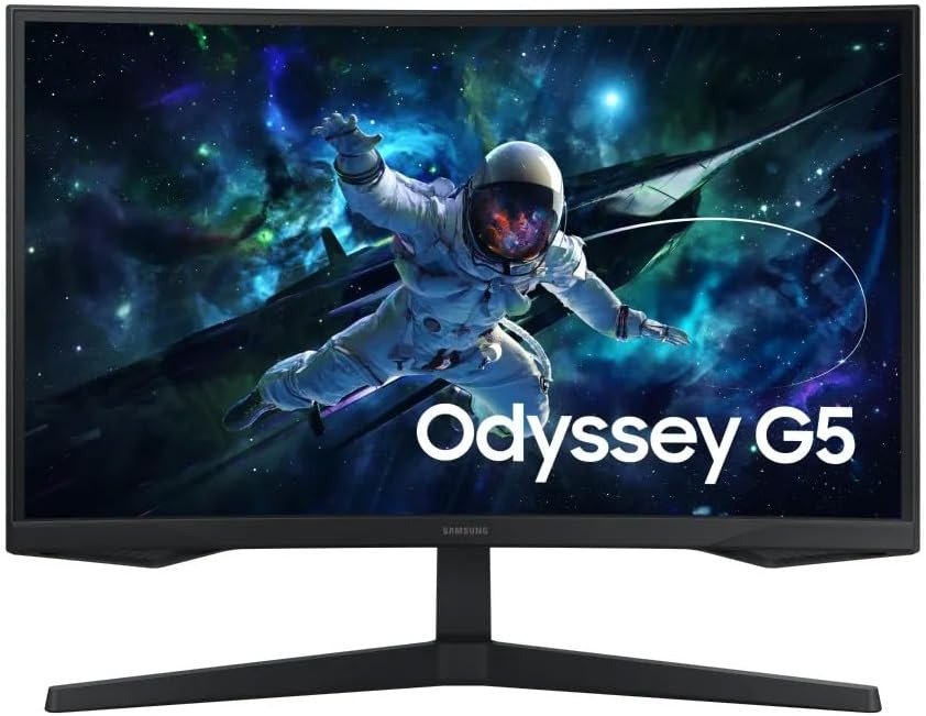 Monitor gamer Samsung Odyssey G5 de 27 polegadas