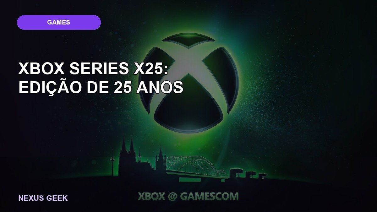Xbox Series X25 celebra 25 anos com visual inspirado no primeiro Xbox