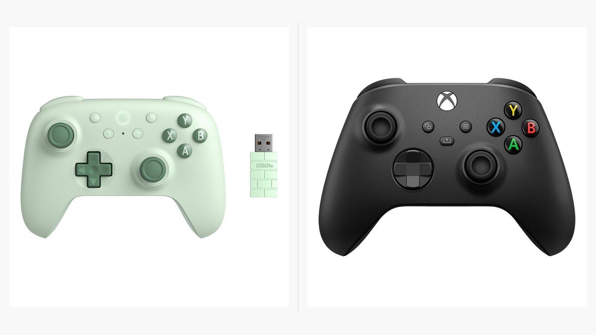8BitDo Ultimate 2C ou controle Xbox: qual escolher para Switch 2 e PC?