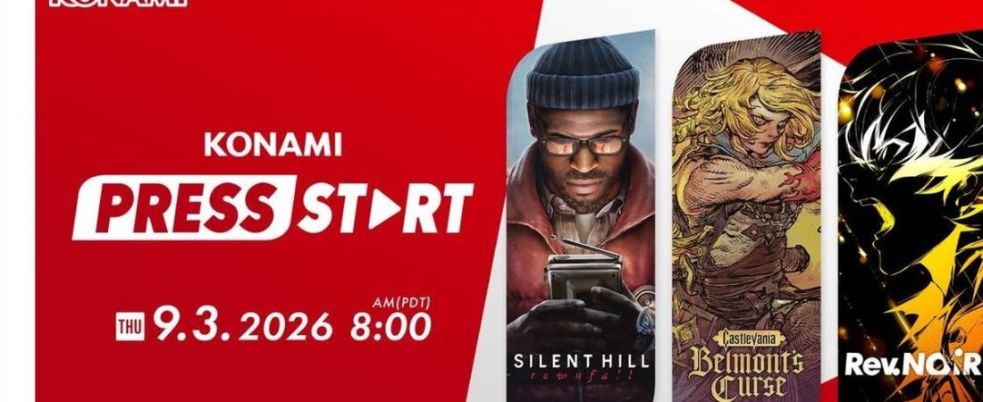 Konami anuncia transmissão com Silent Hill: Townfall, Castlevania e Rev. NOiR