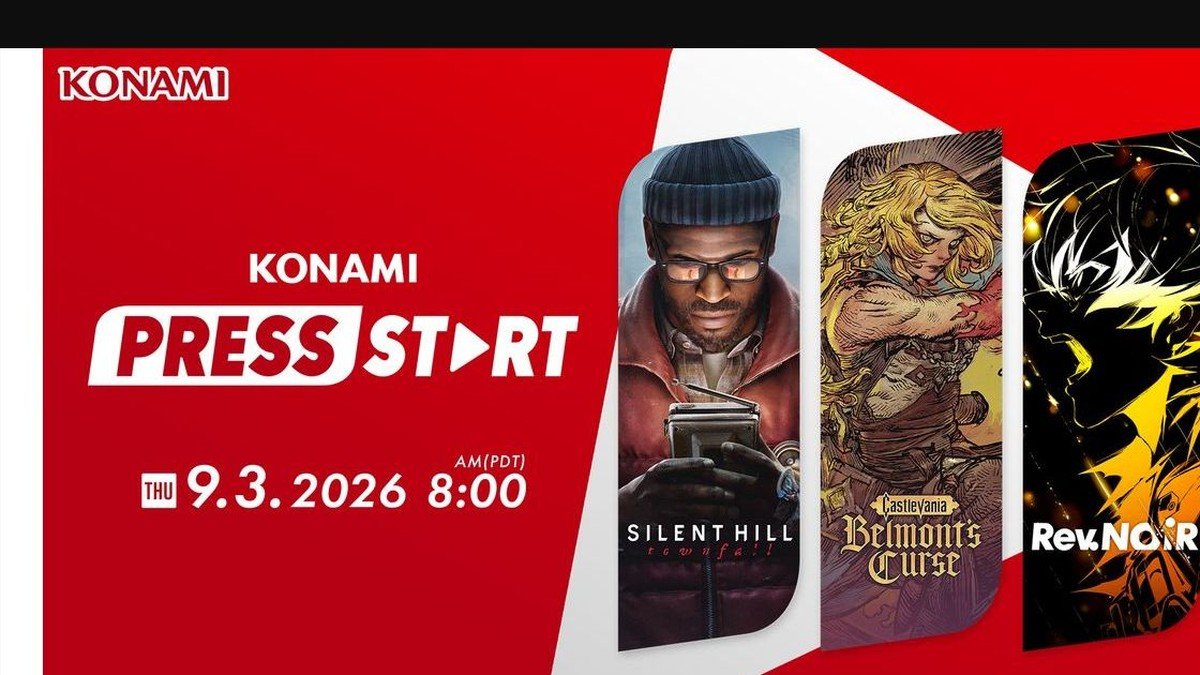 Konami anuncia transmissão com Silent Hill: Townfall, Castlevania e Rev. NOiR