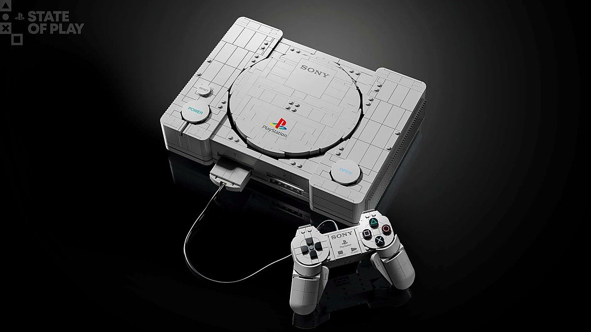 LEGO PlayStation recria o console clássico com 1.911 peças