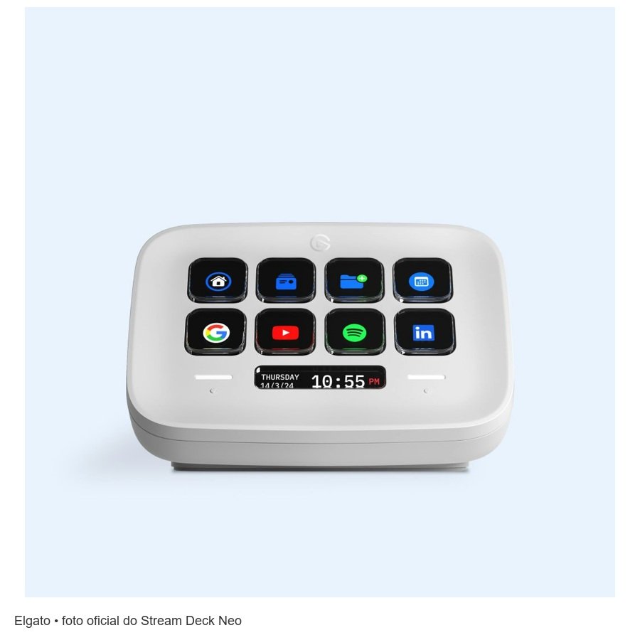 Elgato • foto oficial do Stream Deck Neo