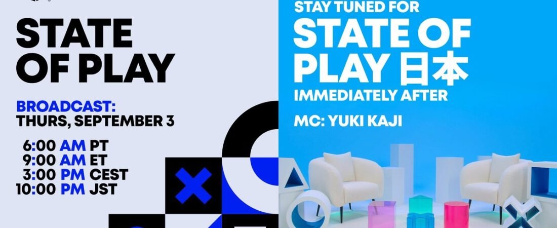 State of Play e State of Play Japan voltam em 3 de setembro: horário e o que está confirmado